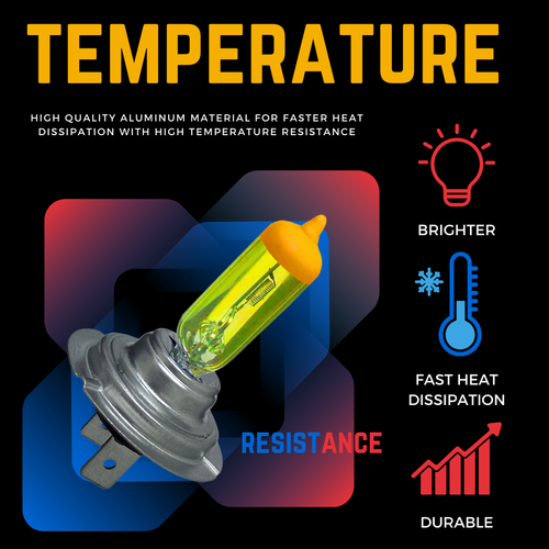 For VW Tiguan 5N Xenon Yellow 100w Headlight 2007-2016 Low Beam Light Bulbs 12v - Picture 8 of 11