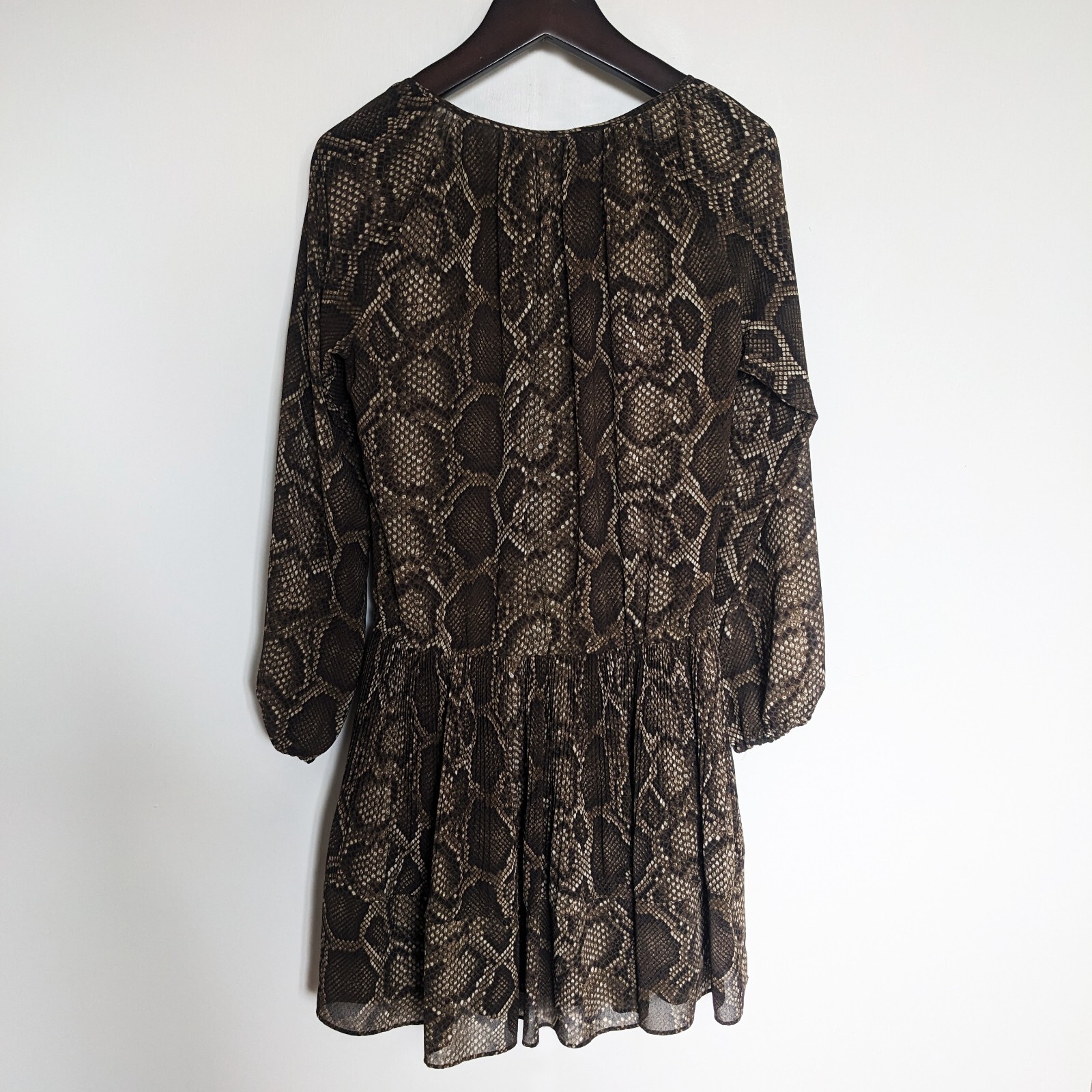 MICHAEL KORS Brown Snake Dress S RRP £195 image 3