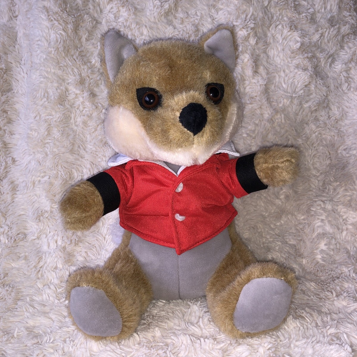 Peter Rabbit Movie Mr Tod Fox Plush Soft Toy Villain Red Coat Whitehouse  Leisure