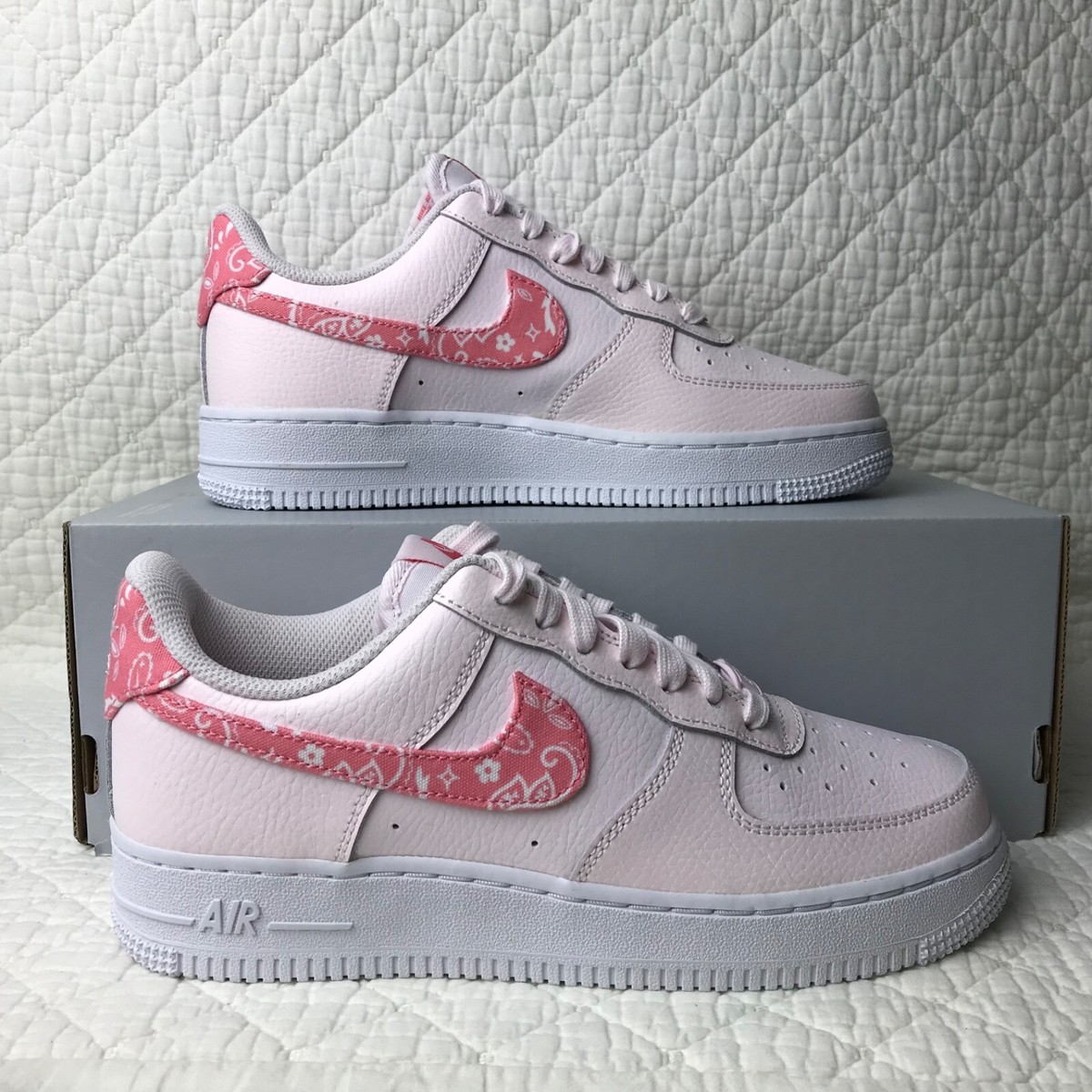靴 Nike Air Force 1 Low '07 Pink Rise 25cm NIKE AIR FORCE 1 '07 WHITE/PINK RISE-WHITE（ナイキ エア