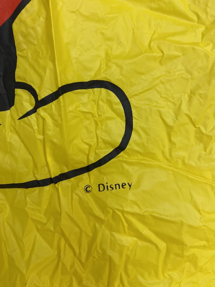 Vintage Set Of 2 Yellow PVC Disney Mickey Mouse ADULT Ponchos Disney World As Is - Image 4 of 4