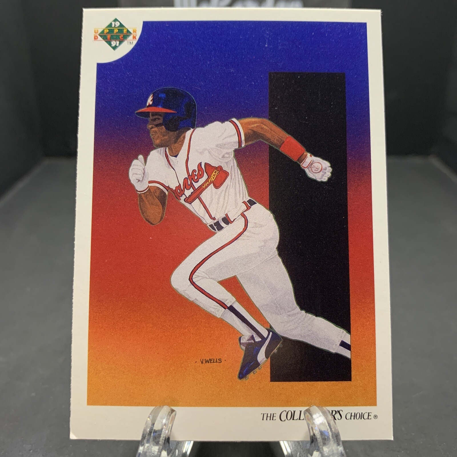 1991 Upper Deck Ron Gant #82 Atlanta Braves
