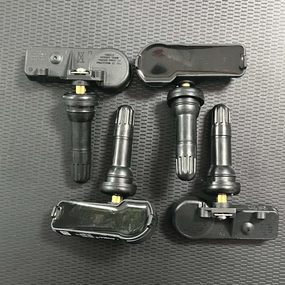 TPMS 315MHz Set of 4 For Ford Tire Pressure Sensor OEM DE8T-1A180-AA ALL NEW Foto 2 de 4