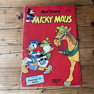 Orig Walt Disney's MICKEY MOUSE Issue 30 Coupon - June 27, 1963 - Ehapa Comic