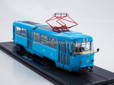 SSM4071 Tatra T3SU tram,  Mosgortrans  /blue/