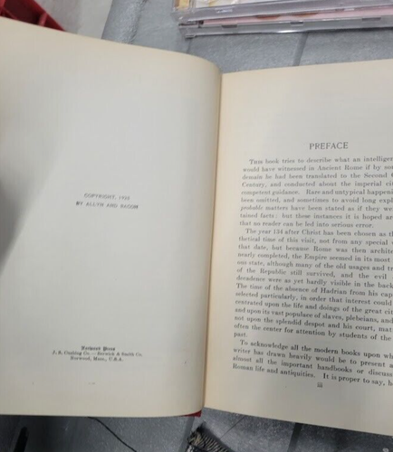 1925 "A Day in Old Rome" William Stearns Davis V fine Unmarked 1st Edition HC - Picture 3 of 8