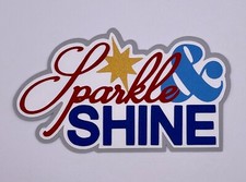 4th of July - Sparkle  Shine - Paper Piecing Scrapbook Embellishment Die Cuts