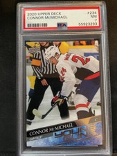 2020 Upper Deck Connor McMichael Young Guns RC #234 PSA 7