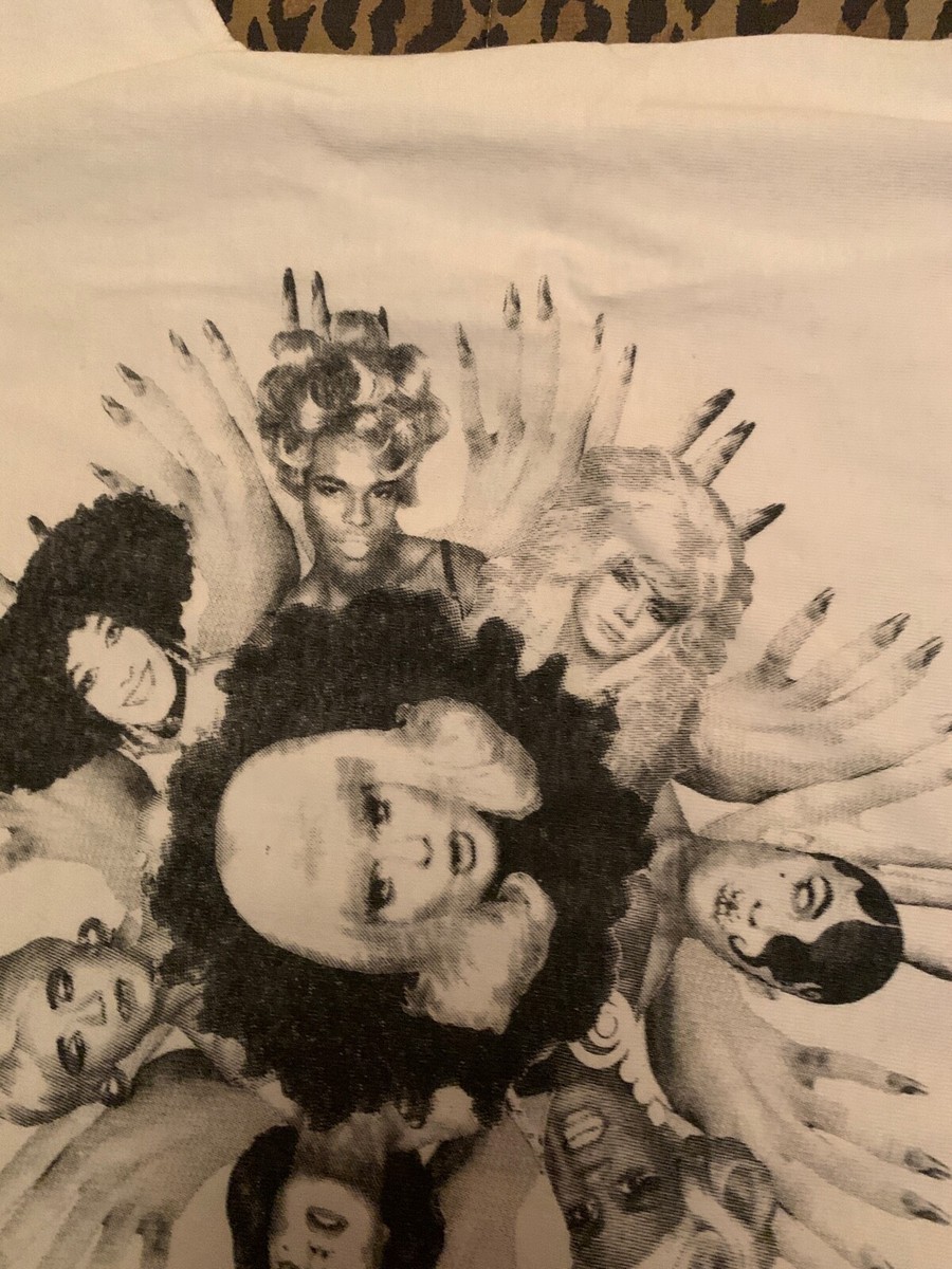Vtg Rare Wigstock T Shirt RuPaul, Lady Bunny, Taboo, Dita Von
