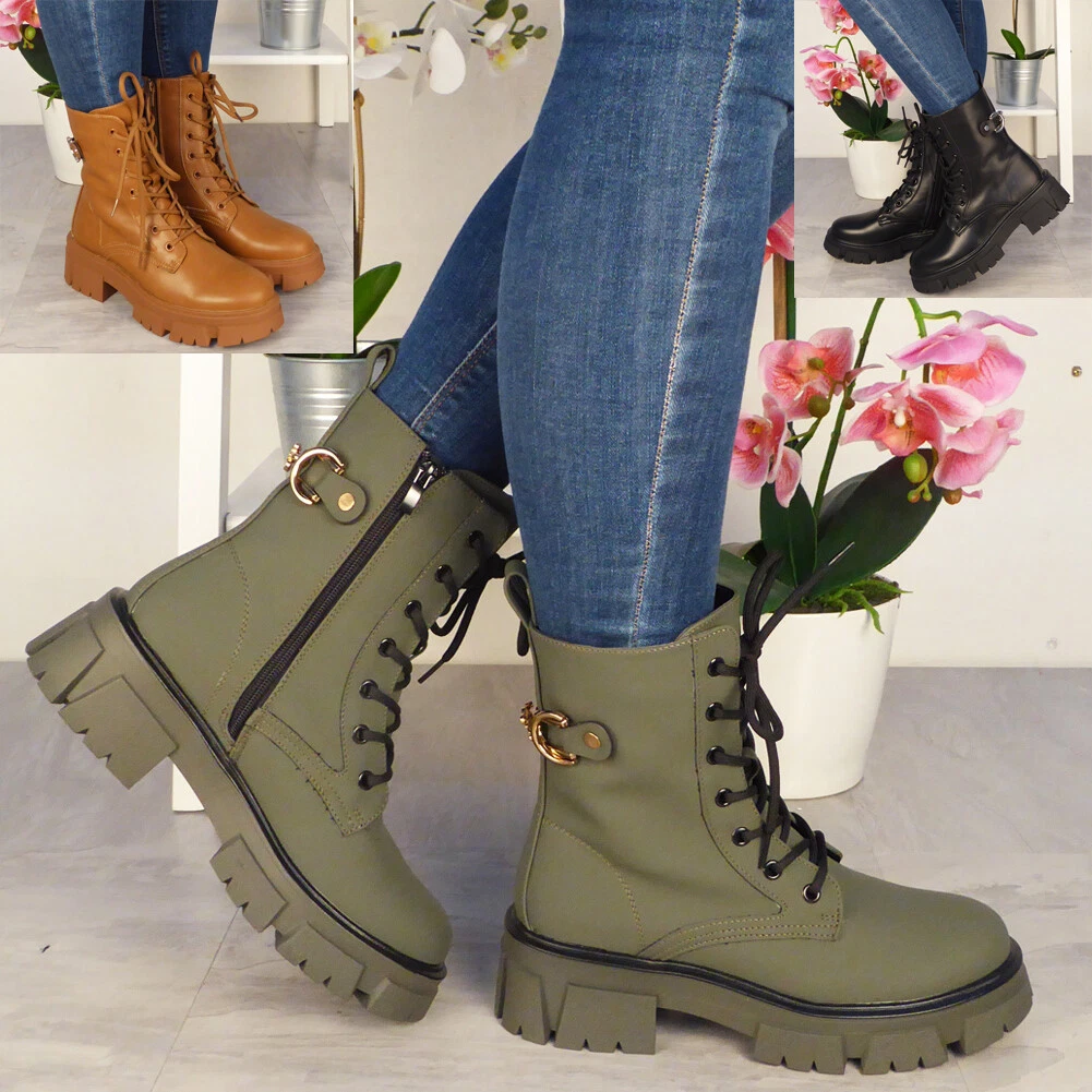 Stylish army boots clearance