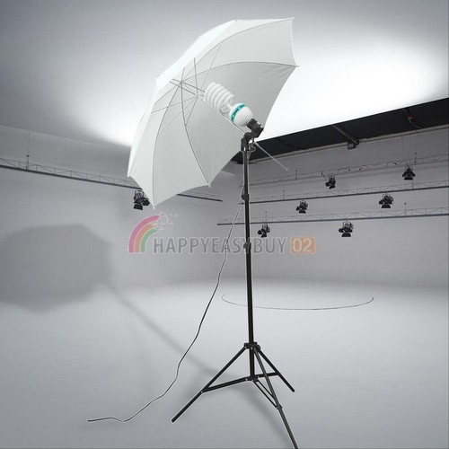 135W Continuous Lamp Bulb Photography Photo Umbrella light Stand Studio Kit Set - Picture 5 of 6
