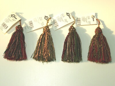 Tassel - 4''with 1.5''loop - Set of two - 4 colors to choose from!