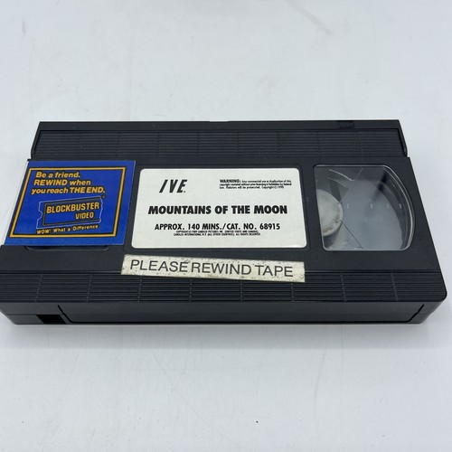 Mountains of the Moon (VHS, 1990) Partick Bergin Iain Glen *Blockbuster Copy* - Picture 4 of 4