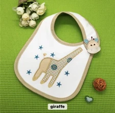 Baby Drool Bib, Colorful Absorbent Cotton Teething Towel, Waterproof Baby Bib