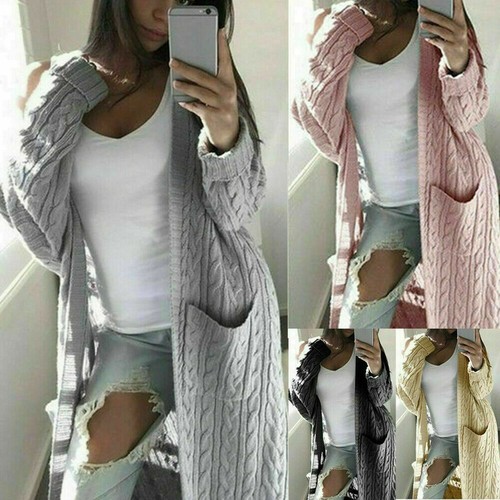 Plus Size Womens Chunky Knit Sweater 