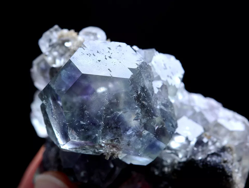 134g NATURAL RARE PURPLE FLUORITE CRYSTAL CLUSTER MINERAL SPECIMEN/ China - Picture 5 of 9