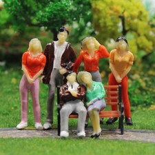 100 pièces à l'échelle 1:87 ensemble de figurines de personnes debout