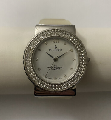 Peugeot Women\'s Analog Display Quartz Watch Silver Tone Crystal Round - Works Peugeot | Accessories | Peugeot Womens Analog Display Quartz  main image 2