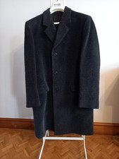 Jeff Banks vintage men's tailored 3/4 length SB overcoat, Medium, Wool, VGC