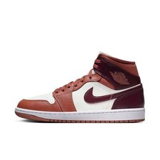  BQ6472-200 Womens Air Jordan RETRO 1 MID 'DUSTY PEACH W '