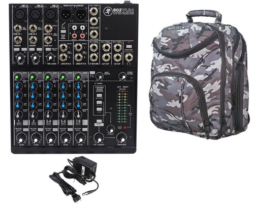 Mackie 802VLZ4 8-channel Compact Analog Mixer w/ 3 ONYX Preamps+CAMOPACK Case - 第 1/11 張圖片