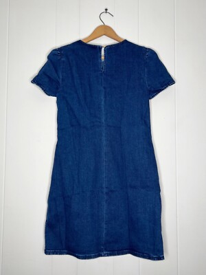 draper james denim shift dress Women's Draper James Sleeveless Button Front Denim Dress