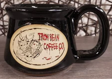 IRON BEAN COFFEE COMPANY THE SLASHER MUG CUP 2018 SUNSET HILL USA RARE!
