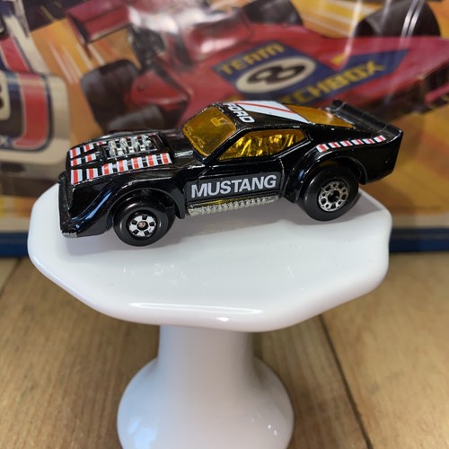 1983 Matchbox Ford IMSA Mustang - White & Red Mach 1 Tampos - Nice Loose 1/64 S - 第 1/8 張圖片