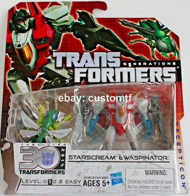 Hasbro Transformers Generations IDW 30th Starscream &Waspinator Legends *14