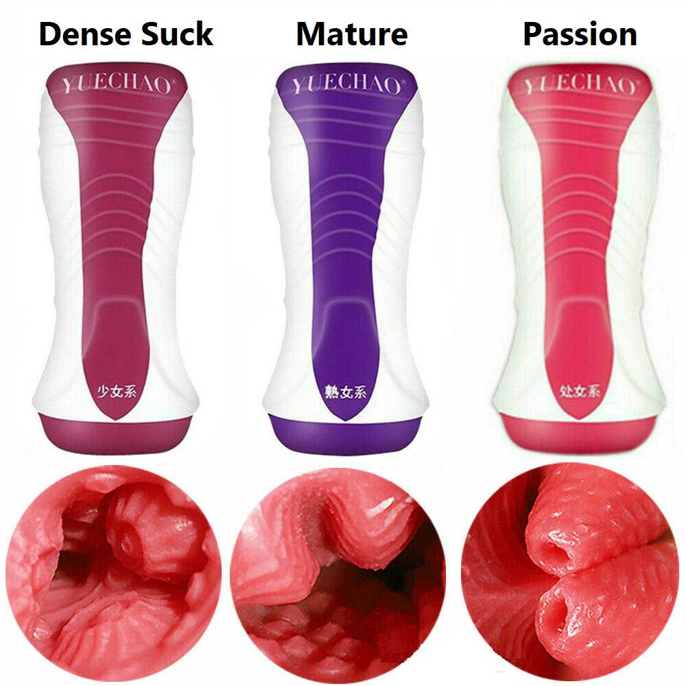 Male Masturbators Realistic Pussy Vagina 3D Cup Stroker Sex Toy for Men  DISCREET