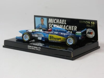 Minichamps Benetton B195 #1 M. Schumacher Europe 1995 1/43 MSC#22 510954316 - Photo 1/4