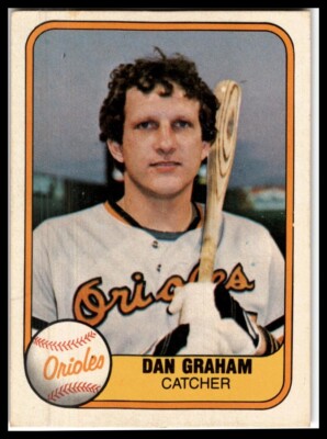 1981 Fleer #189 Dan Graham
