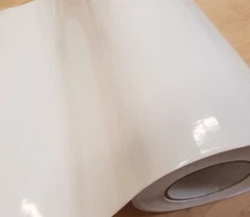 Gloss White 24" Intermediate Cutting Craft Vinyl Adhesive Film Decal Roll