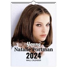 Young Natalie Portman 2026/27 Personalised Calendar Choose start month