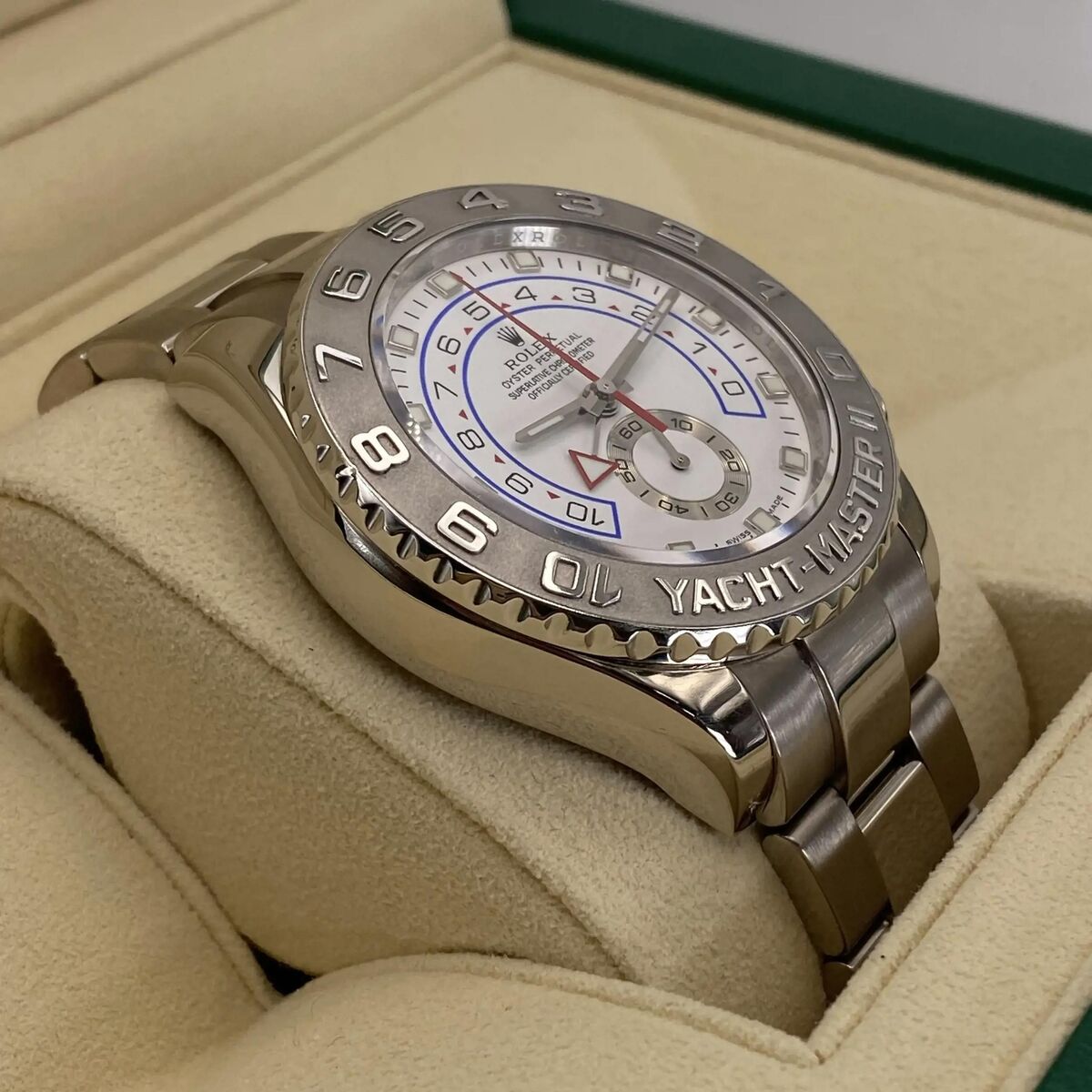 Rolex Yacht-Master II 18K White Gold Platinum Automatic Mens Rolex Yacht-Master II 18K White Gold Platinum Automatic Mens