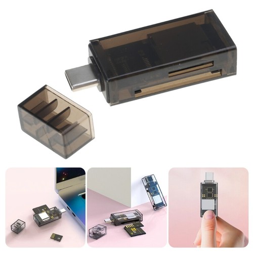 Compactly 2Slot Type C Memory Card Reader for Quick Data Access Card Reader - 第 2/8 張圖片