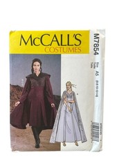 McCall's M7854 Costume Pattern Misses 6-14 Multicolor Medieval Fantasy Dress