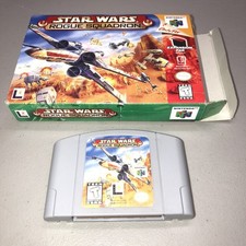Star Wars Rogue Squadron (Nintendo 64, 1998) N64 Game Cart & Box
