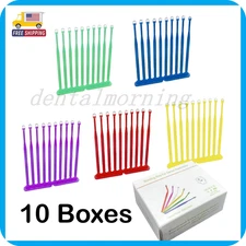 200pc Dental Refill Bonding Stick Applicator Sticks Adhesive Tip for Tooth Crown