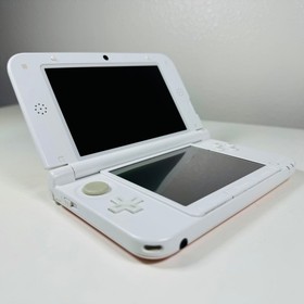 Nintendo 3DS XL LL Pink & White Console *LCD* w/ Accessories - USA Seller