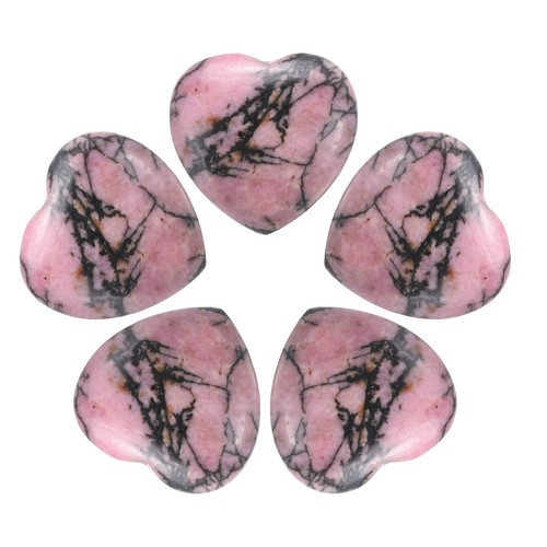 5 Stück Natürlicher Herzstein Lila Quarz, Liebesherz Sorgensteine, Schwarz Pink 5 Stück Natürlicher Herzstein Lila Quarz, Liebesherz Sorgensteine, Schwarz Pink