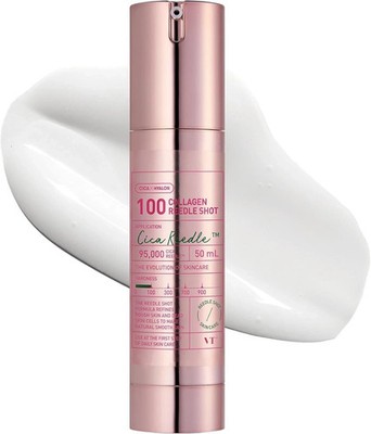 VT COSMETICS Collagen Reedle Shot 100, Microneedling Serum Korean Skin Booster