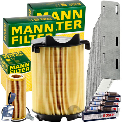 MANN FILTER INSPEKTIONSPAKET passend für A3 8P VW GOLF 5 PASSAT B6 OCTAVIA 1Z