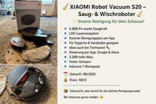 XIAOMI Robot Vacuum S20 – Saug- & Wischroboter Schwarz