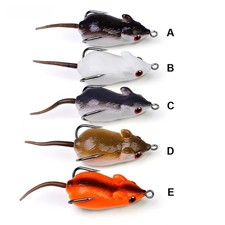 Esca anfibia in silicone morbido 5 cm 9 g azione nuoto realistica per basso