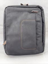 Briggs  Riley Travelware Black Orange iPad/Tablet Travel Shoulder Bag Vertical