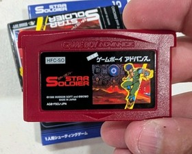 FAMICOM MINI  10 STAR SOLDIER Japan Game Boy Advance GBA Box & Manual US Seller