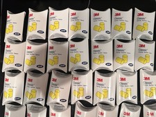 3M E-A-R Classic Ear Plugs Noise Reduction 29dB Yellow Foam Pillow Packs x 10