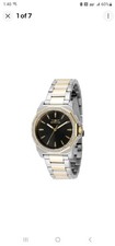 Invicta Speedway Women's Watch - 34mm Two Tone W/ Black Dial 49112 New 