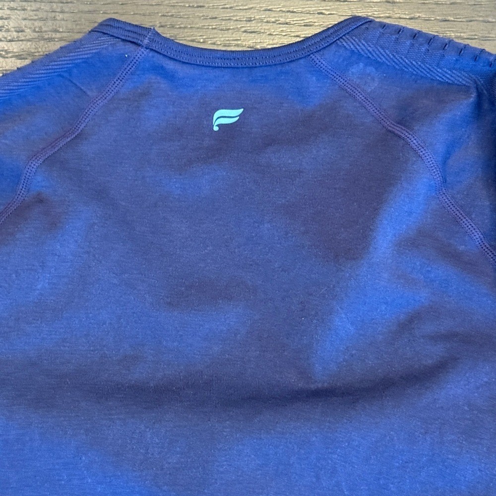 Fabletics Sync Seamless Navy Blue Long Sleeve Ath… - image 5